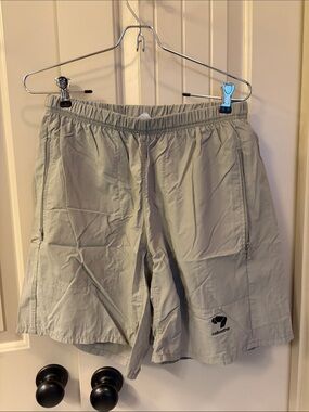 Men's Light Beige Athletic Drawstring Shorts by Bellweather